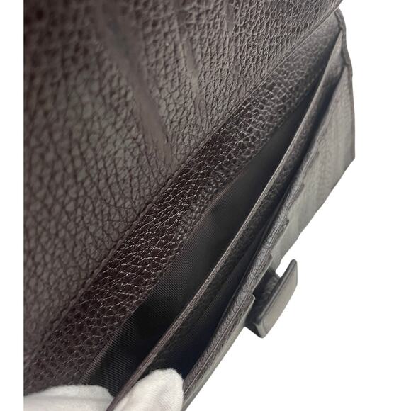 GUCCI Full Inclusion Brown Interlocking GG Studded Leather Long Wallet EUC - Picture 9 of 13